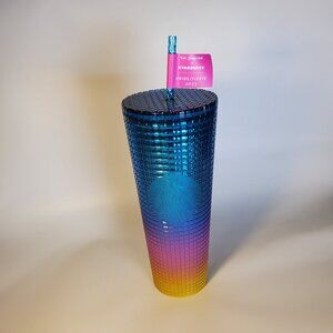 Starbucks Venti Tumbler Cup Pride Pan Flag Tim Singleton Sunset 2023 NWT